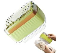 Boîte à savon, boîte à savon avec roulette pour le nettoyage - Distributeur de mousse portable - Brosse de nettoyage pour cuisine, salle de bain, douche, lavabo, maison, voyage