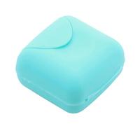 Boîte à Savon Boîte à Savon de Voyage Portable de Tailles S/L, conteneur de Salle de Bain, Accessoires de Maison, boîtes à Savon en Plastique avec Couvercle, Porte-Savon Couleur Bonbon(S-Blue)