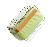 Boîte à Savon - Distributeur de Savon à Lessive,Rangement Maison avec Égouttoir pour Camping Voyage Nettoyage Vêtements en Plein Air