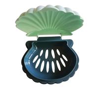 Boîte à Savon en Forme de Coquille,Boîte à Savon en Forme de Coquille | Porte-savon pour évier, support facile à rincer,Boîte à savon auto-drainante en coquillage, boîte d'économie de plateau en coqui