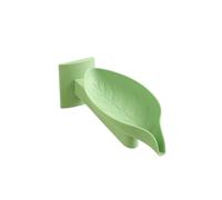 Boîte À Savon En Forme De Feuille, Support Vidange, Accessoires Salle Bains, Toilettes, Fournitures Blanchisserie, Plateau Gadgets(Green)