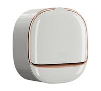 Boîte à savon - Étagère murale avec plateau de drainage - Support de savon imperméable pour salle de bain, douche, cuisine, comptoir, dortoir, accessoires de nettoyage, 12,3 x 5 x 12,1 cm