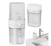 Boîte à savon portable - Récipient à brosse à dents avec couvercle, récipient de rangement pour dentifrice et porte-savon pour le travail, le camping, les voyages, un usage quotidien