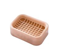 Boîte À Savon Porte-Savon Double Couche Simple à égouttage Automatique, en Plastique, avec Filtre Eau, for Salle de Bain(Pink)