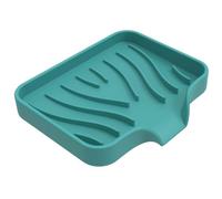 Boîte à savon rectangulaire en silicone pour cuisine, hôtel, maison, porte-savon pour évier