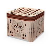 Boite à Secret Tigre modèle 3D Mobile en Bois