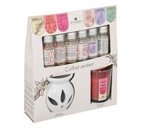 Boîte à senteurs - Brûle-parfum - 6 huiles - Bougie baies rouges - Atmosphera créateur d'intérieur