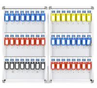 Boîte à serrure à 72 clés - Coffre-fort numérique portable, clé en acier avec serrure à combinaison, armoire à clés pour la maison et le bureau Securi Soluts