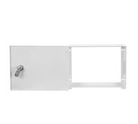 Boîte à Serrure en Fer Blanche pour Panneaux D'alarme Muraux | Couvercle du Clavier de Contrôle Accès, Verrouillage nti-effraction, Usage Bureau et Maison