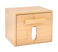 Boîte à serviettes pour le visage - Récipient à tiroir pour lingettes propres, organisateur élégant pour salle de bain et chambre à coucher, solution de rangement pour démaquillant, mouchoirs et soins