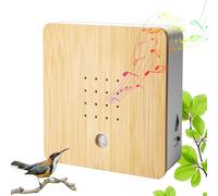 Boîte à sons avec détecteur de mouvement avec support mural - Chant d'oiseau avec chant d'oiseaux relaxant - Source de la forêt - Bruits naturels