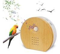 Boîte à Sons d'oiseaux, Afenau Sounds of Nature Box avec Détecteur de Mouvement, Montage Mural Chant d'oiseaux Relaxant pour WC invités Salle de Bain Spa et détente (Ronde)