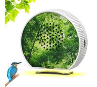 Boîte À Sons d'oiseaux, Boîte À Sons Naturels avec Chants d'oiseaux, Boîte À Détecteur De Mouvement pour Oiseaux, Boîte À Bruit Naturel pour Oiseaux, Chant D’Oiseau avec Support Mural, pour Toilettes