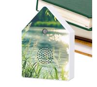Boîte à sons pour oiseaux - Détecteur de mouvement avec minuteur, système audio calme de la nature | Compagnon apaisant polyvalent pour la relaxation chambre à coucher, salle de bain, jardin, yoga