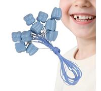 Boîte à souvenirs de dents - 10 pièces porte-dents de bébé pour , jolie boîte de rangement en forme de dents avec couvercle sécurisé, jouet de préservation de la mémoire pour enfant, crèche, ma