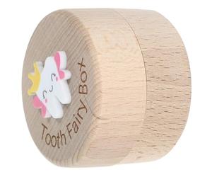 Boîte à Souvenirs de Dents en Bois, Grosse Capacité, pour Enfance | Design Sculpté 3d, Coffret de Mémoire pour Parents et Garçon et Filles