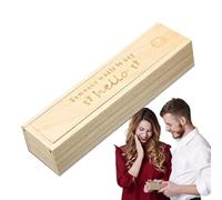 Boîte à souvenirs de grossesse - Récipient à souvenirs, porte-cadeau, élégant organisateur de révélation de bébé, coffre de rangement sentimental avec compartiments pour célébrer les événements de la