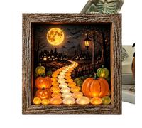 Boîte à Souvenirs d'Halloween Lumineuse Décoratif Gothique Lumineux 21,6 X