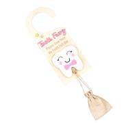 Boîte à souvenirs en bois avec pochette pour fées dentaires - Souvenir mignon pour garçons et filles - Décoration d'intérieur