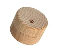 Boîte à souvenirs en bois naturel avec couvercle en acrylique transparent et rangement sécurisé