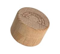 Boîte à souvenirs en bois naturel avec couvercle en acrylique transparent et rangement sécurisé