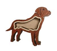 Boîte à souvenirs en bois pour animaux de compagnie - Sculpture personnalisable pour nom d'animal de compagnie - Décoration de table faite à la main - Décoration de table en bois pour amoureux