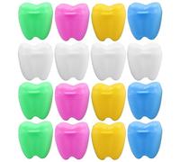 Boîte à Souvenirs en Plastique Léger 12 Pièces de Dents de Lait | Récipient pour Dents Perdues, Format Compact, Facile à Transporter, Lot de 12, pour Garçon et Filles Plusieurs styles