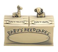 Boîte à Souvenirs pour Bébé, Style Européen, Belle Apparence, Fée des dents, Cadeaux de Réception Cadeaus pour Bébé, pour des Souvenirs Précieux (Bronze)