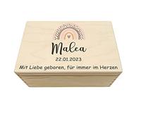 Boîte à souvenirs pour enfant étoile, cadeau pour enfant, arc-en-ciel, taille M