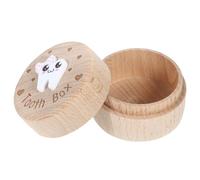 Boîte À Souvenirs Pour Nouveau-nés Boîte À Dents En Bois Support De Rangement Pour Dents De Garçons Et De Filles Design Sculpté En 3d Pour Garçons Et Filles