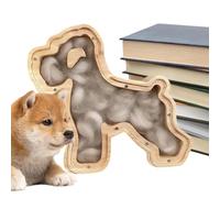 Boîte à souvenirs pour poils d'animaux - Présentoir à mémoire en bois | Étu