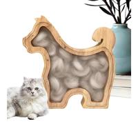 Boîte à souvenirs pour poils d'animaux - Présentoir à mémoire en bois | Étu