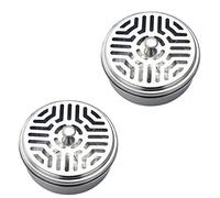 Boîte à spirale anti-moustiques en acier inoxydable avec couvercle - Support pour bobine de moulinet anti-moustiques Pour la maison,le jardin,le camping,la pêche,les voyages,les activités extérieures