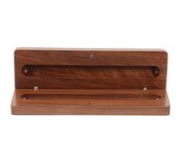 Boîte à Stylos en Bois Café pour Étudiants, Coffret de Rangement