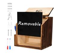 Boîte à suggestions avec serrure Boîte à suggestions en bois