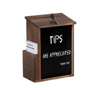 Boîte à Suggestions - Bois - 29x22x12cm - Murale - Urne Électorale - Décorative