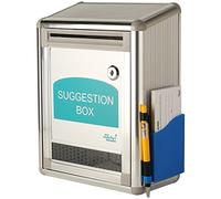 Boîte à suggestions en Aluminium ~ Boîte de Dons ~ Boîte aux Lettres ~ Boîte de commentaires ~ Boîte à commentaires avec Serrure et clés