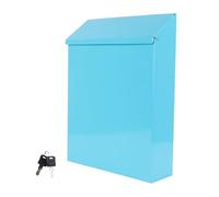 Boîte à Suggestions Style Européen Créatif Bleu en Fer