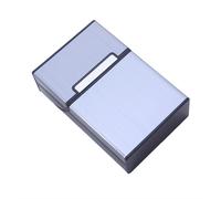 Boîte À Tabac Magnétique En Aluminium Pour Hommes Et Femmes,Étui À Documents Candy,Laguna Up,Capacité,Mode,20 Pièces,1pc - Type Gray