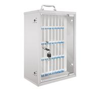 Boite a Telephone Portable Verrouillé, Boîte de Rangement for Téléphone Portable À 48 Compartiments avec Poignées Confortables for Une Mobilité Facile, Parfaite for L'école Ou Le Travail(36)