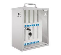 Boite a Telephone Portable Verrouillé, Boîte de Rangement for Téléphone Portable À 48 Compartiments avec Poignées Confortables for Une Mobilité Facile, Parfaite for L'école Ou Le Travail(12)