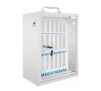 Boite a Telephone Portable Verrouillé, Boîte de Rangement for Téléphone Portable À 48 Compartiments avec Poignées Confortables for Une Mobilité Facile, Parfaite for L'école Ou Le Travail(24)