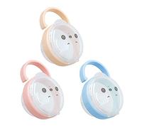 Boîte à Tétine Bébé,3 Pièces Boîte de Sucette Portable Bébés Boîtes de Rangement pour Tétine pour Voyage en Plein Air Stockage Quotidien