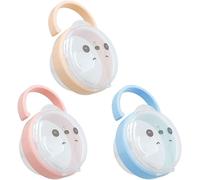 Boîte À Tétine Bébé,3 Pièces Boîte De Sucette Portable Bébés Boîtes De Rangement Pour Tétine Pour Voyage En Plein Air Stockage Quotidien