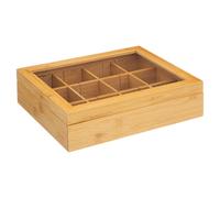Boîte à Thé avec 12 Compartiments Amovibles