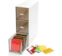 Boîte à thé avec 3 tiroirs en Plastique avec tiroirs -