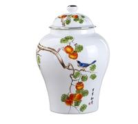 Boîte à Thé Blue and White Ceramic Sealed Jar General Jar Tea Jar Moisture-Proof Household Packaging Jar Pu'er Storage Jar Tea Cans