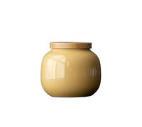 Boîte à Thé Candy Color Tea Cans Mini Portable Solid Color Glaze Ceramic Sealed Cans Tea Storage Cans Moisture-Proof Storage Small Cans Tea Cans(D)