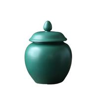 Boîte à Thé Ceramic Tea Caddy (in Large and Small Sizes), Sealed Tea Container, Tea Storage Jar, Packaging Jar for Black Tea and Green Tea, General Jar Tea Cans(A)