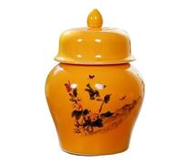 Boîte à Thé General Jar New Chinese Style Spiral Sealed Tea Can Ceramic Honey Jar Portable Travel Storage Jar Tea Cans(A)